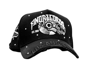 GALLO FINO "F THE HYPE" FINO RECORDS GORRA SNAPBACK GFFRECORDS NEGRA - Imagen 1 de 5