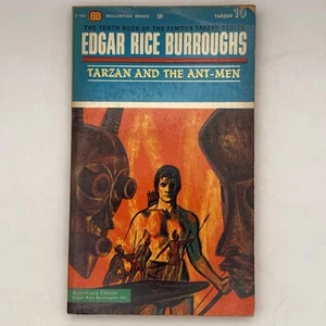 Tarzan and the Ant-Men E R Burroughs F754 Tarzan #10 Ballantine 1963 PB 1st Prnt - Imagen 1 de 8