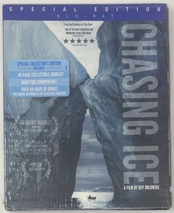 NEW Chasing Ice Special Edition Blu-ray DVD Disc Film Jeff Orlowski - Imagen 1 de 5
