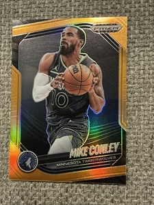 2024-25 Panini Prizm Black Orange Prizm Mike Conley /49 Timberwolves 🔥 - Picture 1 of 2