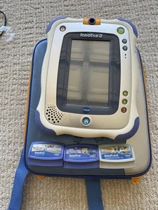 Vtech InnoTab Learning System With 4 Game Cartridges - Picture 1 of 12