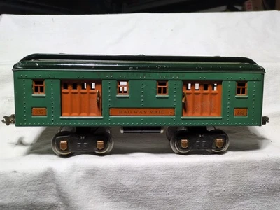 Coche de equipaje Lionel 332 vintage calibre estándar #332  Foto 1 de 4