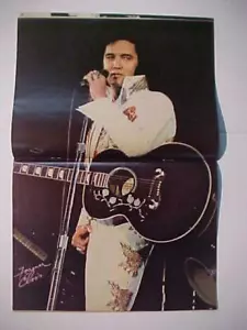 RARE ORIGINAL VINTAGE ~ ELVIS PRESLEY ~ PHOTO MAGAZINE w/PIN-UP CENTERFOLD 1977 - Foto 1 di 12