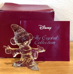 VINTAGE RARE DISNEY THE CRYSTAL COLLECTION SORCERER MICKEY LE 11/1800 GERMANY - Picture 1 of 21