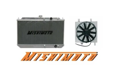 Mishimoto Performance Aluminum Radiator, Fan Shroud & Fans 90-93 Acura Integra - Image 1 of 4