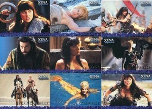 Xena Seasons 4 and 5 Preview Card Set P1-P9