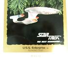 Star Trek USS Enterprise Hallmark Keepsake Ornament Vtg 1993 TNG Christmas