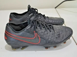 TACOS DE FÚTBOL USADOS UNISEX JÓVENES NIÑOS NIKE TIEMPO FG TALLA 6.5 - Imagen 1 de 4