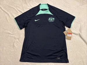 2022-23 Men’s Nike Australia National Team Away Soccer Jersey Large L Socceroos - Picture 1 of 11