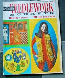 Revista McCall’s Needlework & Crafts otoño invierno 1970-71 muy vintage - Imagen 1 de 9