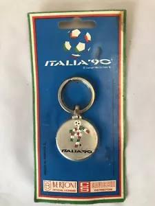 Portachiavi-Keychain World Cup Italia 90 Vintage 1986 BERTONI Official Licence. - Imagen 1 de 4