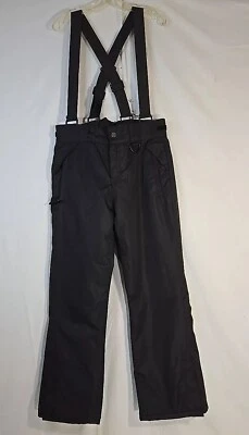 Sz L Women's Ski Pants. Adjustable Straps & Waist, Black, Snow Board, w Defect Foto 1 de 4