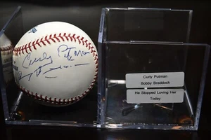 CURLY PUTNAM und BOBBY BRADDOCK signed handsigniert RAWLINGS Baseball RAR!!! - Bild 1 von 2