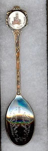 #199) SILVER PLATED TEA SPOON BRIDLINGTON PRIORY CHURCH ST MARY LISTED BUILDING - Foto 1 di 2