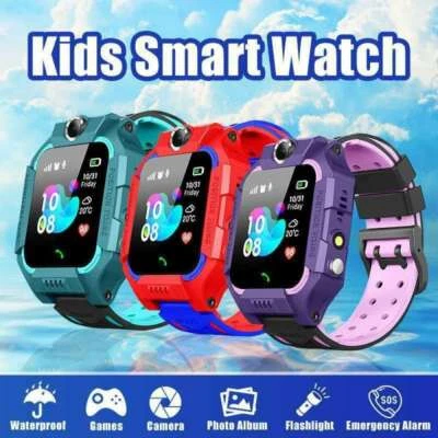 Kids Tracker Smart Watch Phone GSM SIM Alarm Camera SOS Call for kids - Image 1 of 4