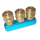 Lobinger® 3-fach Druckluftverteiler Druckluft Verteilung Kupplung