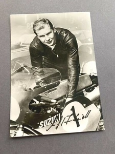 HANS GEORG ANSCHEIDT 3facher Motorrad-Weltmeister signed Aogrammkarte 10x15 - Bild 1 von 2