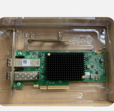 LPE35002 DELL/EMULEX 32GB 2Port 32GFC SW Optical Fibre Channel PCIe 4.0 HBA - Image 1 of 3