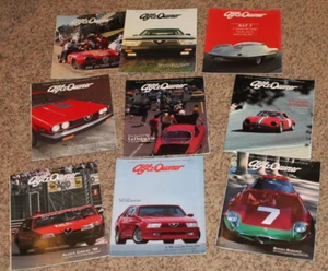 Lot-9 Alfa Romeo Owners Club Magazines Official Publication Alfa 1988 1989 - Picture 1 of 11