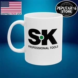 SK Professional Tools 11oz 15oz Coffee Tea White Mug - Picture 1 of 3