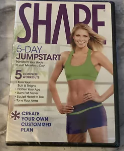 Shape 5 Day Jumpstart DVD 5 Complete Workout Linda Shelton Rebecca Stetson - Foto 1 di 8