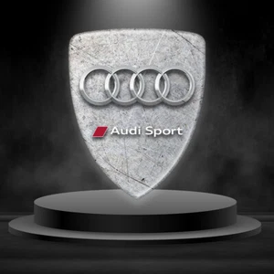 Audi Sticker | Side Badge Decal | Fender Logo Hood Trunk Laptop Smartphone etc. - Picture 1 of 5