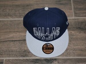 NWT Dallas Cowboys NFL Football Hat Cap Snapback Trucker New Era Blue Gray Tag