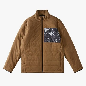 Hurley Mens A/Div Burkard Journey Plus Primaloft Insulated Jacket (Large, Bison) - Picture 1 of 2