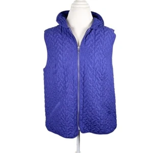 Chicos lila Steppweste Reißverschluss leichte Taschen Jacke Outdoor Gr. 3 = XL - Bild 1 von 8