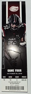 2019 South Carolina Gamecocks vs Florida Gators Collectible Ticket Stub 10/19 - Picture 1 of 1