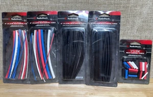 Radio Shack 6" und 1" verschiedene Schrumpfschläuche Neu im Karton Packungen - Bild 1 von 6