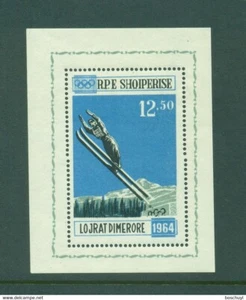 Albania, 1963, Olympic Winter Games Innsbruck, Ski Jump, MNH Perf, Michel Bl 20 - Picture 1 of 1