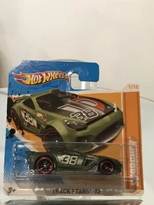 Hot Wheels ‘11 Scorcher Dark Green with Red Wheels TRACK STAR - Picture 1 of 7