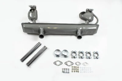 Exhaust system complete exhaust mounting kit tailpipes VW Beetle 1300 1500 1600 1302 - Image 1 of 4