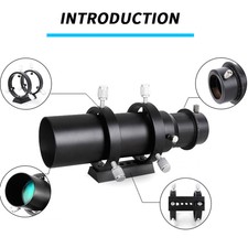 50mm Guide Scope Finderscope for Telescope 183mm 1.25in Focal Length Ratio