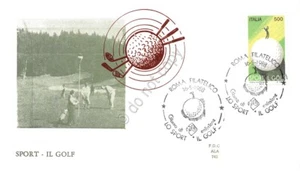 FDC Ala - Italia 1988 - Golf - Annullo figurato - Foto 1 di 1
