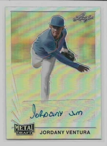 Jordany Ventura 2021 Leaf Metal auto refractor   NEW YORK METS - Picture 1 of 1