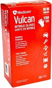 Medicom Vulcan Nitrile Gloves General Purpose, Medium, 150 Gloves - Picture 1 of 4