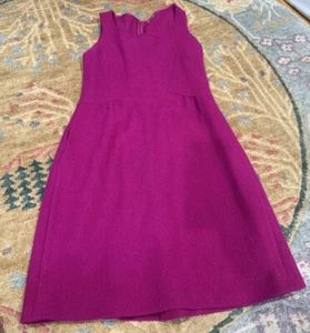 Armani Collezioni Pink Boiled Wool Dress Sz 12 Fabulous Condition! - Picture 1 of 4