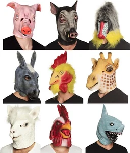 Máscara de carnaval de disfraz de animales cosplay cabeza completa de látex - Imagen 1 de 1
