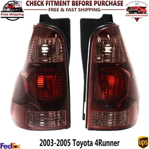 Set of 2 Tail Light Lamp Driver and Passenger Side For 2003-2005 Toyota 4Runner - Picture 1 of 7