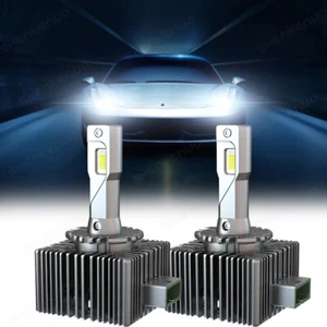 2X D1S D1R LED Headlight Bulbs 100W 6000K White Lamp For BMW 120I 2005-2016 - Picture 1 of 19