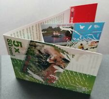 Holland Heart For Nature 2001 Netherlands Fox Bird Butterfly Boat (booklet) MNH