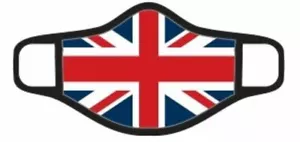 Reusable Face Mask Washable Breathable Interlock UK Protect Print Layer - Picture 1 of 17