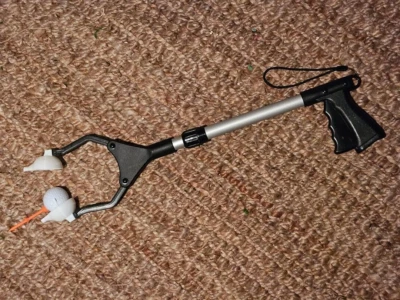 REACHERGOLF Golf Teeing dispositivo: telescopico da 24" a 28" - Immagine 1 di 4