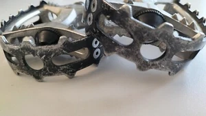 SUNTOUR black XC-II vintage old School BMX PEDALS for 3 piece crank - Foto 1 di 18