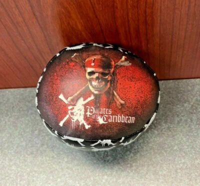 Disney Piratas del Caribe 4" Peluche Suave Bola Calavera Huesos Cruzados Foto 1 de 3