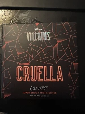 NIB Disney Villains Colourpop (CRUELLA) .30 OZ Super Shock Highlighter LE💝 - Image 1 of 3