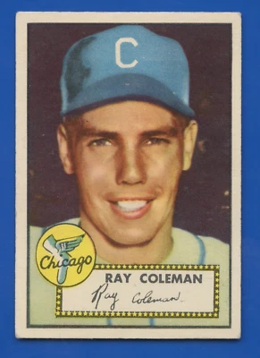 1952 Topps Red Back #211 Ray Coleman Chicago VG-EX+ Well Centered, No Creases - Image 1 of 2