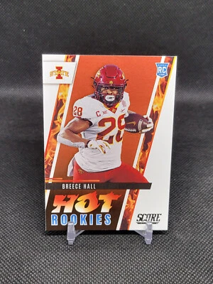 2022 Score - Hot Rookies #HR5 Breece Hall (RC) New York Jets - Image 1 of 2